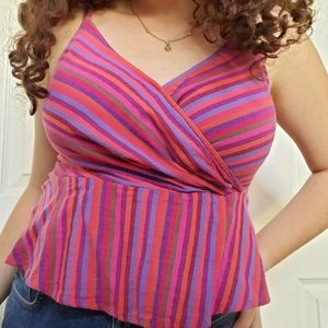 Multicolored Crop Top